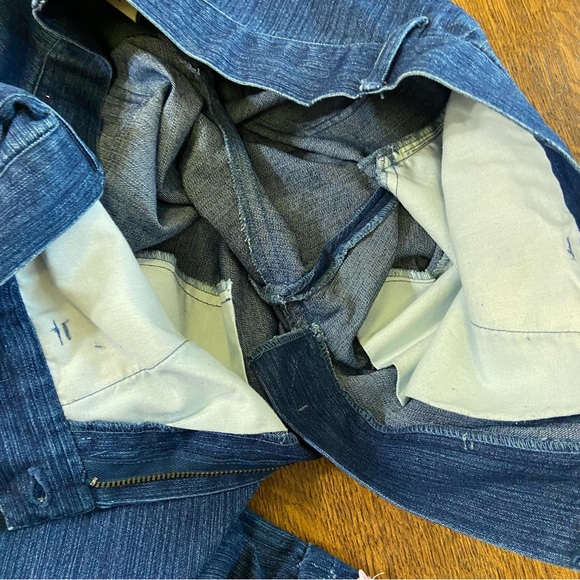 VINTAGE ORIGINAL ANTHONY SEQUIN HEM STRAIGHT LEG MOM HIGH RISE JEANS - Picture 15 of 16